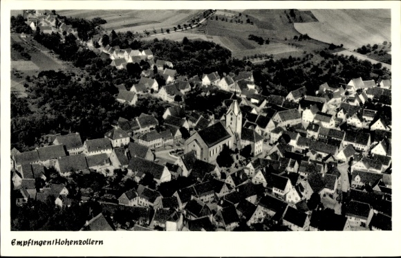Ak Empfingen in het Zwarte Woud, luchtfoto