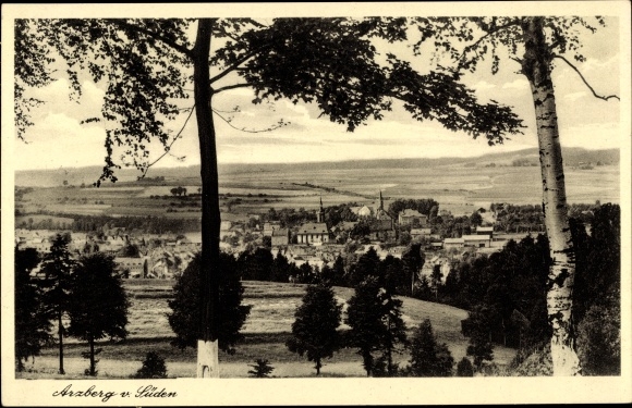 PC Arzberg in Upper Franconia, overall view