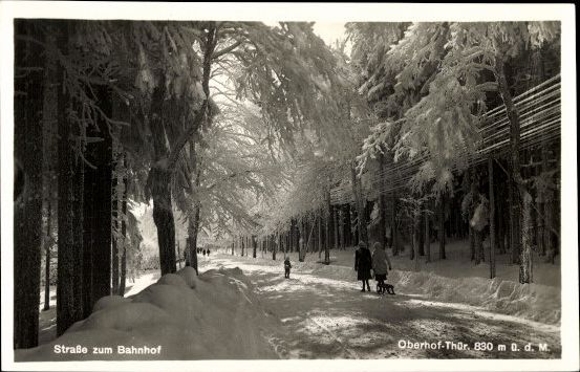 10 alte Ak Oberhof, diverse Ansichten
