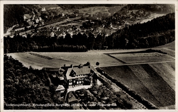KP Unterlengenhardt Bad Liebenzell w Schwarzwaldzie, fotografia krajobrazowa, dom rekreacyjny Burgharde,