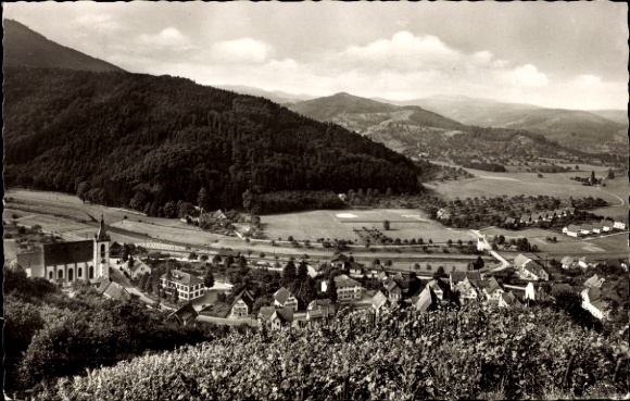 Ak Lautenbach im Renchtal Schwarzwald, Panorama