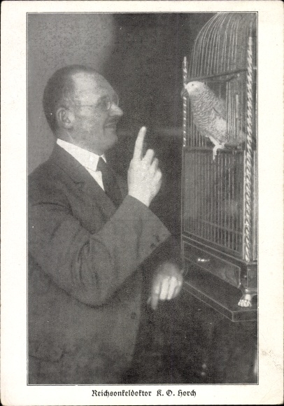 PC Reich uncle doctor KD Horch, parrot, boys, Kassel Wilhelmshöhe