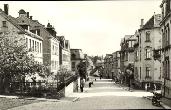 Postcard Lichtentanne Sachsen, Breitscheidstraße