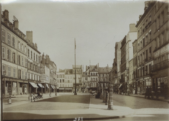 Original photo of Metz on the Moselle in France, St. Jacobsplatz, around 1900