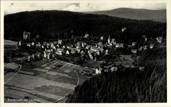 Postcard Eppenhain Kelkheim im Taunus, aerial photograph
