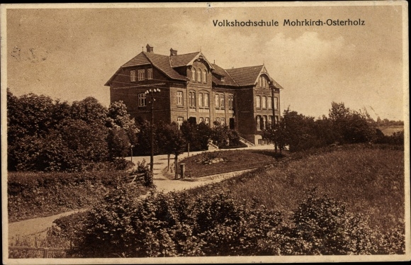 Ak Mohrkirch Osterholz in Sleeswijk-Holstein, centrum voor volwassenenonderwijs