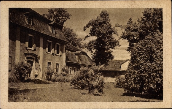 Postcard Tännich Großkochberg, Reichs Ferienheim Guts Schloss
