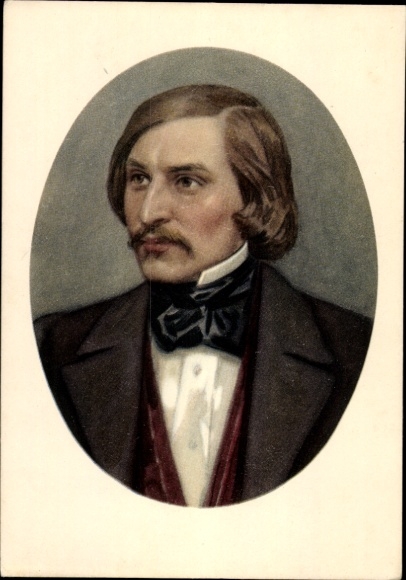 Artist Postcard Bondar, S., Nikolai Vasilyevich Gogol, writer