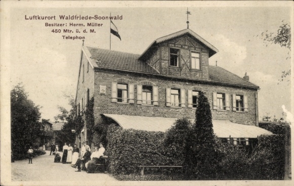 Postcard Waldfriede in Soonwald Seesbach Hunsrück, guest house