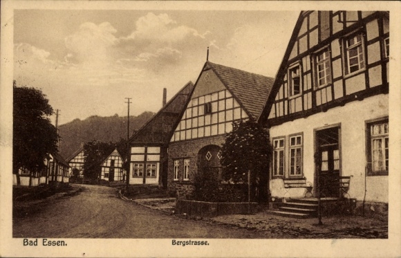 Ak Bad Essen in Nedersaksen, Bergstrasse