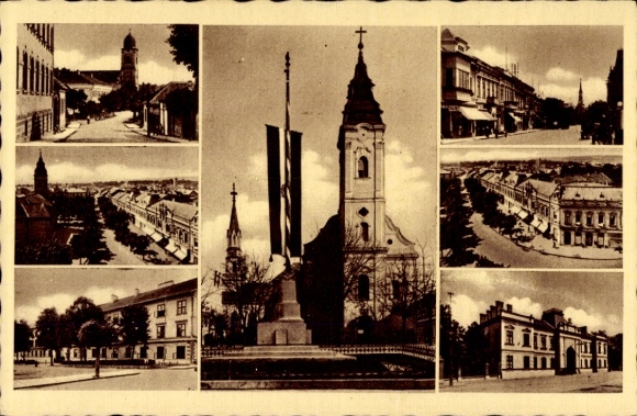 KP Losone Canton Ticino, Różne widoki kościoła, masztu flagowego, widoków ulicznych