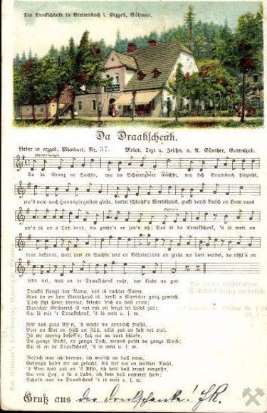 30 individual song cards, Anton Günther