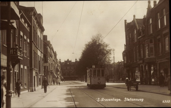 Ak&#39;s Gravenhage The Hague South Holland, Stationsweg
