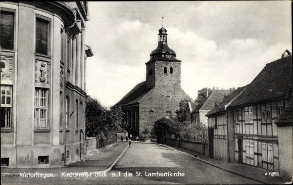 KP Oebisfelde Weferlingen w Saksonii Anhalt, Kirchstrasse, kościół St. Lamberti