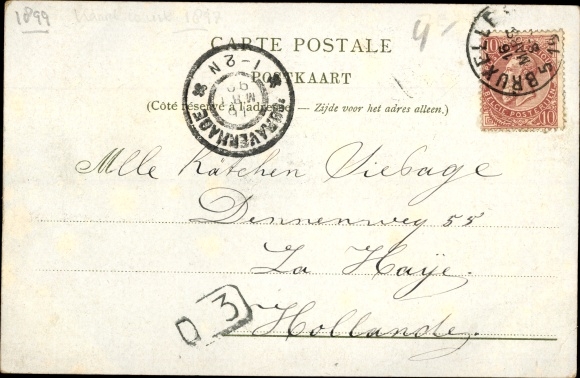 Międzynarodowa Wystawa lito Bruksela 1897, pamiątka