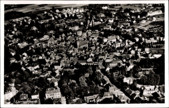 Postcard Lennep Remscheid in the Bergisches Land, aerial photograph