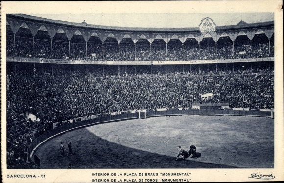 KP Barcelona Katalonia Hiszpania, Plaza de Toros Monumentalny
