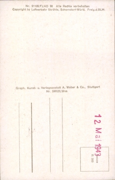 Postcard Wilburgstetten in Middle Franconia, aerial photograph