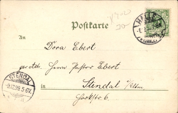 Chromo-Litho Halle an der Saale, 200th anniversary of the Francke Foundations, building, residential building