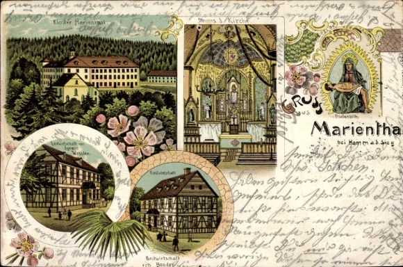 Ak Marienthal Mariental in Niedersachsen, Kloster Mariental, St. Johannes Kirche, Wessler, Marien