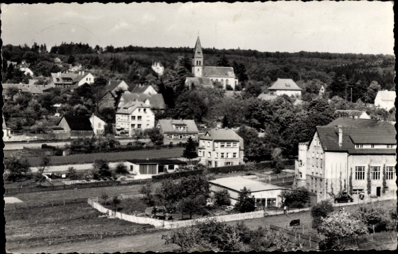 Postcard Friedrichsbrunn Thale im Harz, Panorama from the place