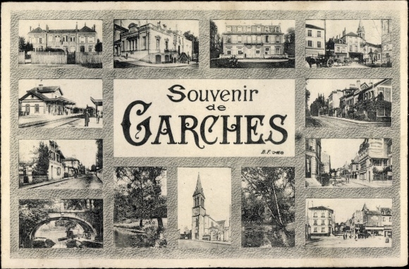 Postcard Garches Hauts de Seine, cityscapes