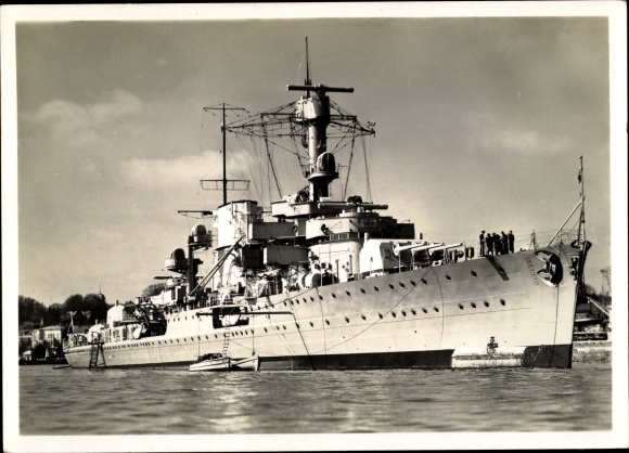 Ak Deutsches Kriegsschiff, Leichter Kreuzer Leipzig, Kriegsmarine, II. WK