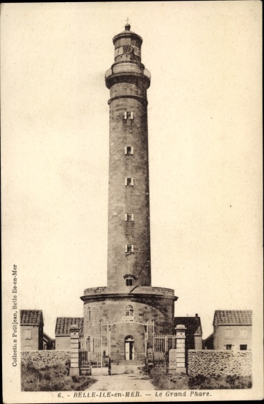 Postcard Belle Ile en Mer Morbihan, The Great Lighthouse