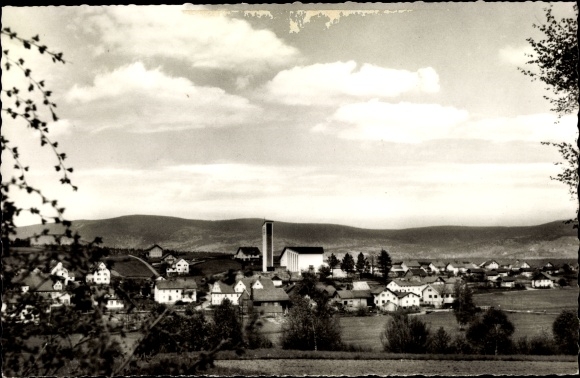Ansichtkaart Sankt Oswald Riedlhütte Niederbayern, gedeeltelijk zicht