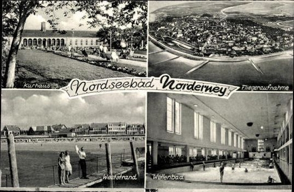 11 Postcard Norderney in the North Sea