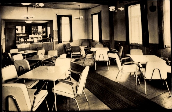 Postcard Waffenrod Eisfeld in Thuringia, Restaurant Zum guten Freund