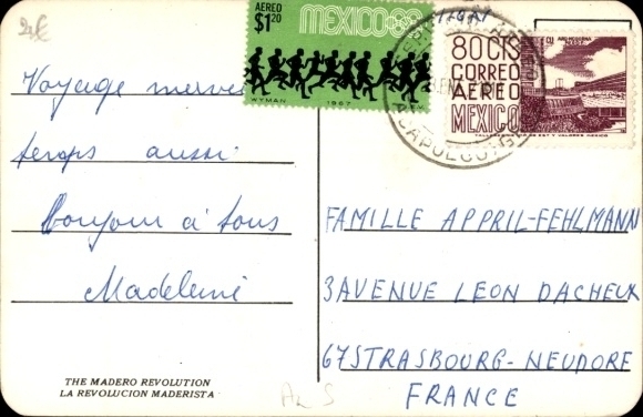 Artist Postcard Rivera, Diego, Mexico, Madero Revolution