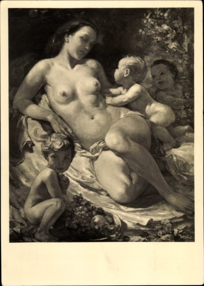 Artist Postcard Heymann, Rich., Fertility, Female Nude, HDK 526