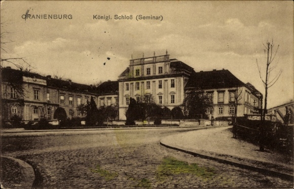 Postcard Oranienburg in Brandenburg, Royal Palace, Seminar, Architecture
