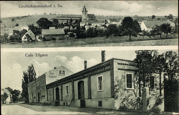 PC Großerkmannsdorf Sachsen, total view, Cafe Tilgner