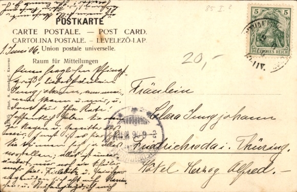 Postcard Deutschbaselitz Kamenz Saxony, Great Pond, Inn