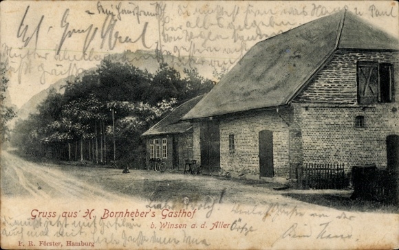Ak Winsen an der Aller, Gasthof H. Bornheber