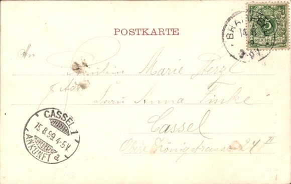 Postcard Hamburg Wandsbek Bramfeld, Strand, Restaurant Seehof
