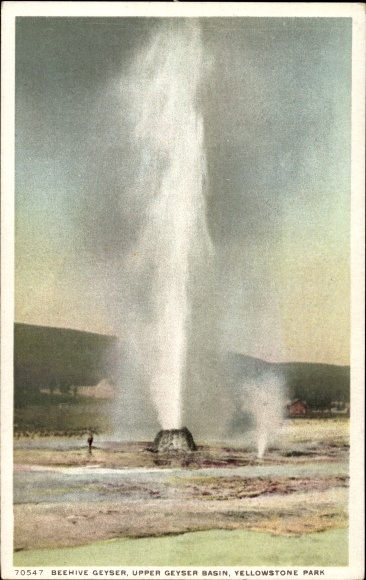 Ak Wyoming VS, Yellowstone National Park, Upper Geyser Basin, Bijenkorfgeiser