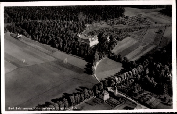 PC Bad Salzhausen Nidda in Hesse, aerial photo