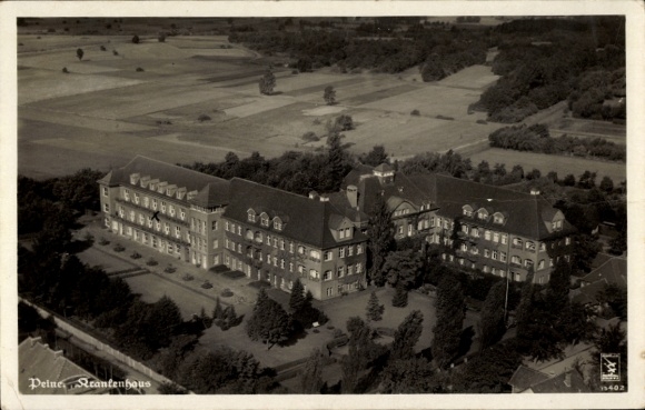 Postcard Peine in Lower Saxony, Reantenhaus, architecture, rural landscape