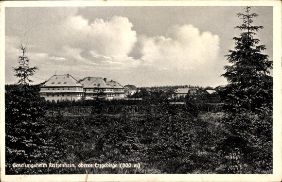 Postcard Reitzenhain Marienberg in the Erzgebirge, convalescent home