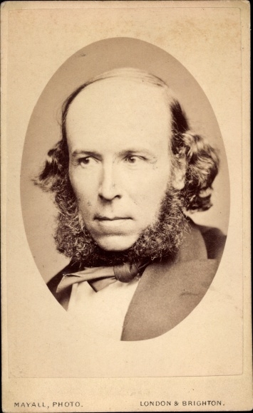 CdV Herbert Spencer, philosopher and sociologist, 1820-1903