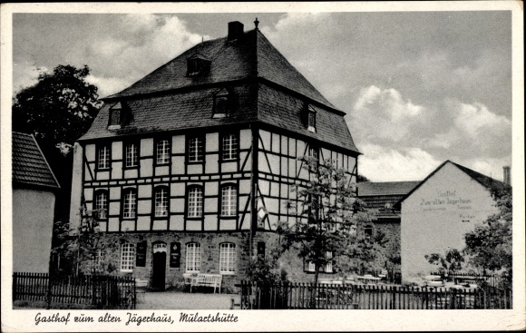 Ak Mulartshütte Roetgen in Nordrhein Westfalen, Gasthof zum alten Jägerhaus