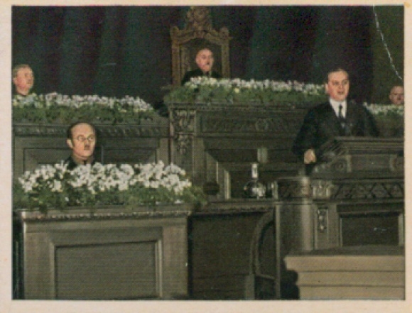 Collective image The state of work and peace, Alfred Rosenberg, 1st German garden culture conference