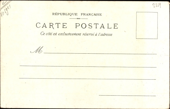 Artist Postcard d&#39;Alisi, Hugo, Domrémy la Pucelle Vosges, House of Joan of Arc, Eastern Railway