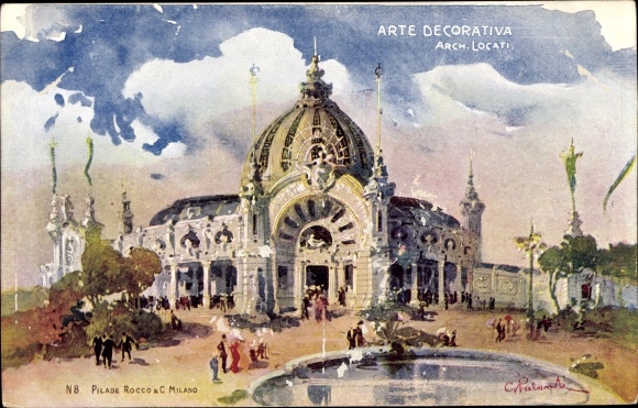 Artist PC Milano Milan Lombardia, Esposizione 1906, Arte Decorativa
