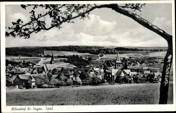 PC Wilnsdorf district of Siegen, overall view