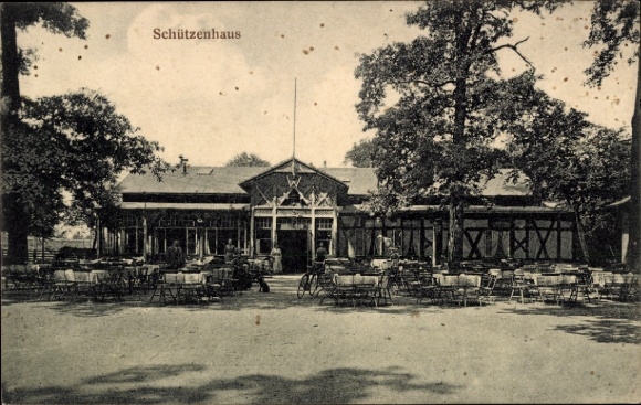 Postcard Uelzen in Lower Saxony, Schützenhaus