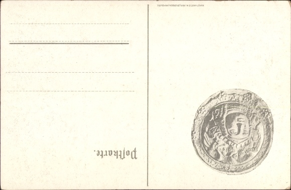 Artist PC Hamburg, 48th meeting of German philologists and schoolmen 1905